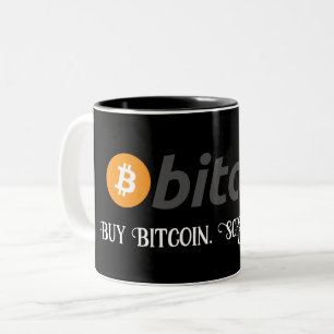 Tasse 2 Couleurs Votre texte/couleur Acheter Bitcoin Bitcoin Faille