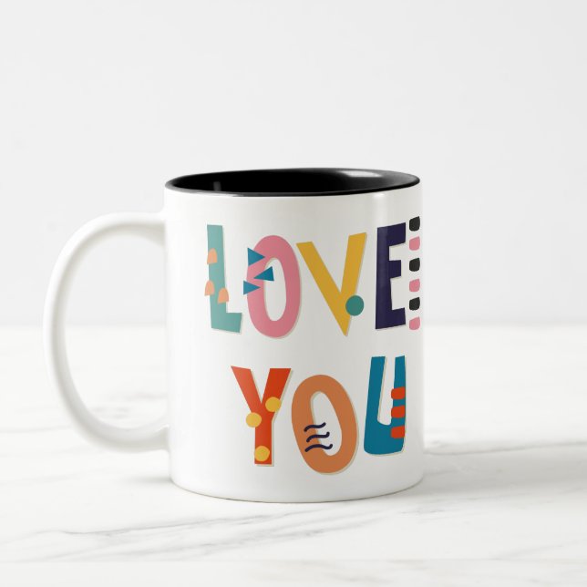 Tasse 2 Couleurs Vous aimez les couleurs (Gauche)