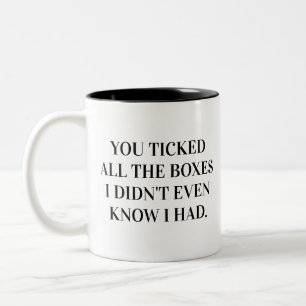 Tasse 2 Couleurs Vous Cochez Toutes Les Cases Mari