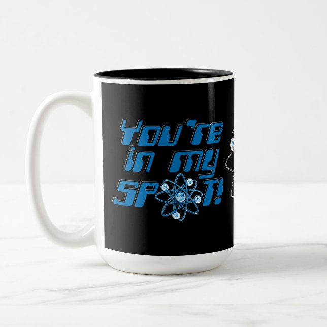 Tasse 2 Couleurs Vous êtes dans mon Humour Geek Spot (Gauche)