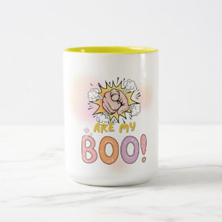 Tasse 2 Couleurs Vous êtes mon Boo - mignon fantôme Hallo