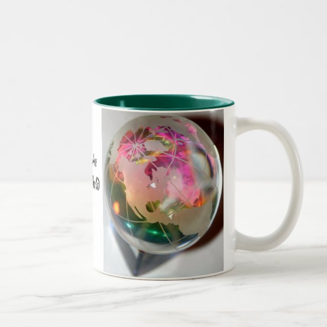 Tasse 2 Couleurs Vous êtes mon monde (Droit)