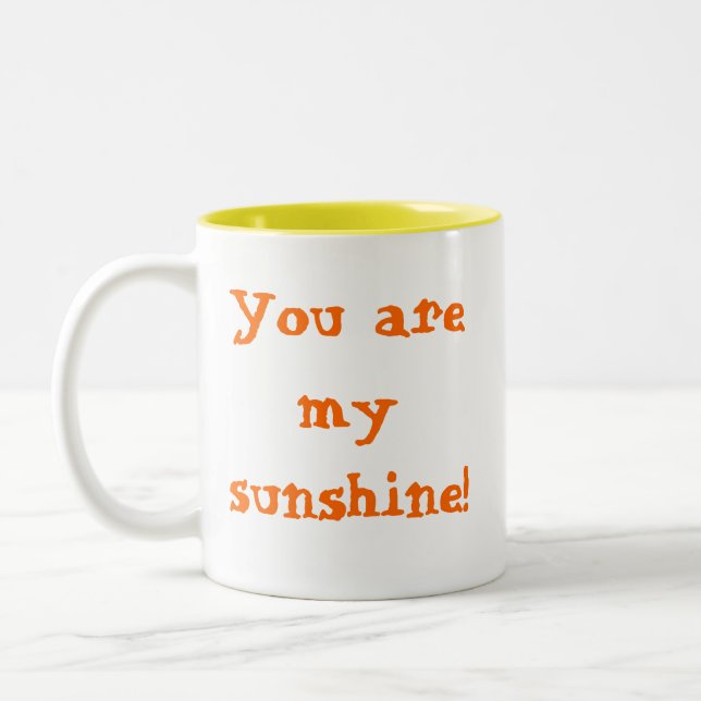 Tasse 2 Couleurs Vous êtes mon soleil ! (Gauche)