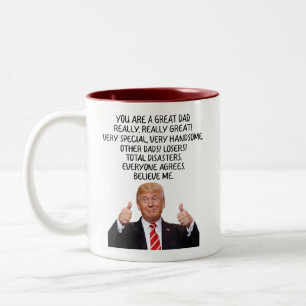 Tasse 2 Couleurs Vous êtes un grand papa Trump