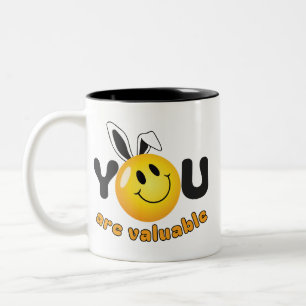 Tasse 2 Couleurs Vous êtes une œuvre d'art motivante précieuse - Jo