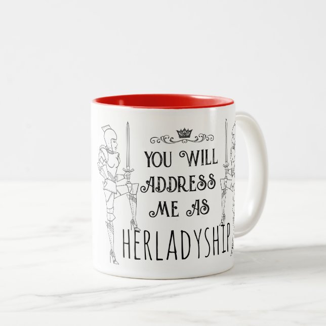Tasse 2 Couleurs Vous M'Appellerez SON EXCELLENCE (Devant droit)