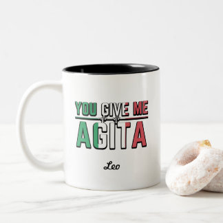 Tasse 2 Couleurs Vous Me Donnez Agita|Stunad Et Agita Cadeaux Humou