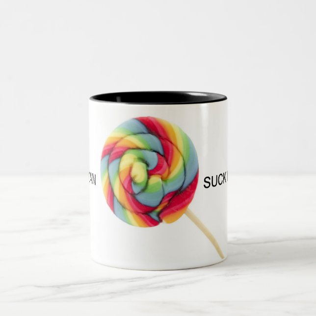 Tasse 2 Couleurs Vous pouvez le sucer (Centre)
