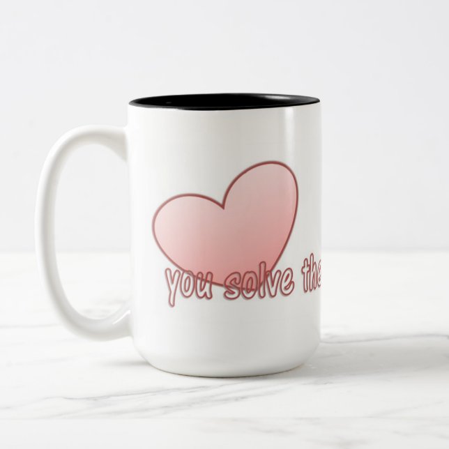 Tasse 2 Couleurs Vous résolvez le mystère (Gauche)