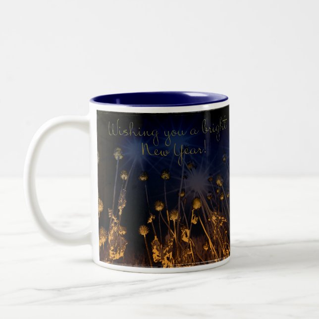 Tasse 2 Couleurs Vous souhaiter une bonne année (Gauche)