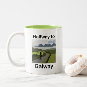 Tasse 2 Couleurs Voyage à mi-chemin de Galway Road Trip