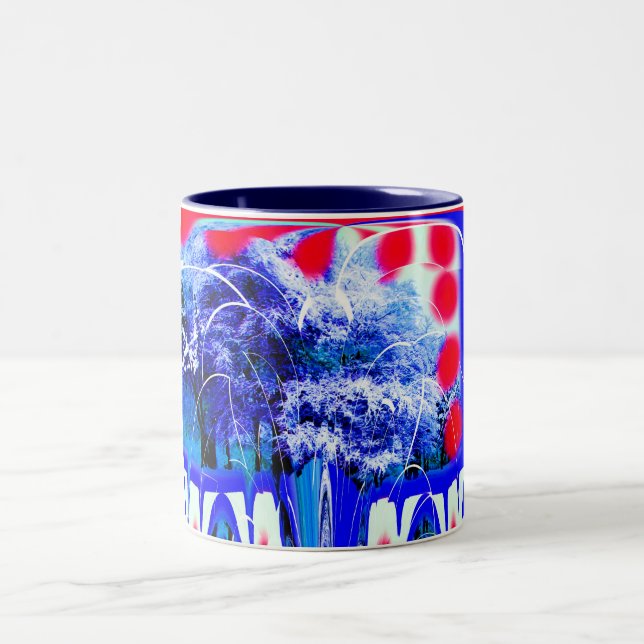 Tasse 2 Couleurs Voyage d'Astral dans un univers parallèle (Centre)