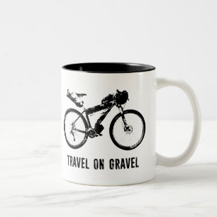Tasse 2 Couleurs Voyage Sur Le Vélo Gravel