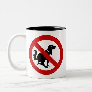 Tasse 2 Couleurs VOYAGE ⚠ THAÏE NO DOG Fouling ⚠