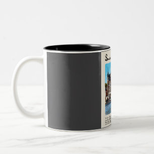 Tasse 2 Couleurs Voyage Vintage de Bruxelles