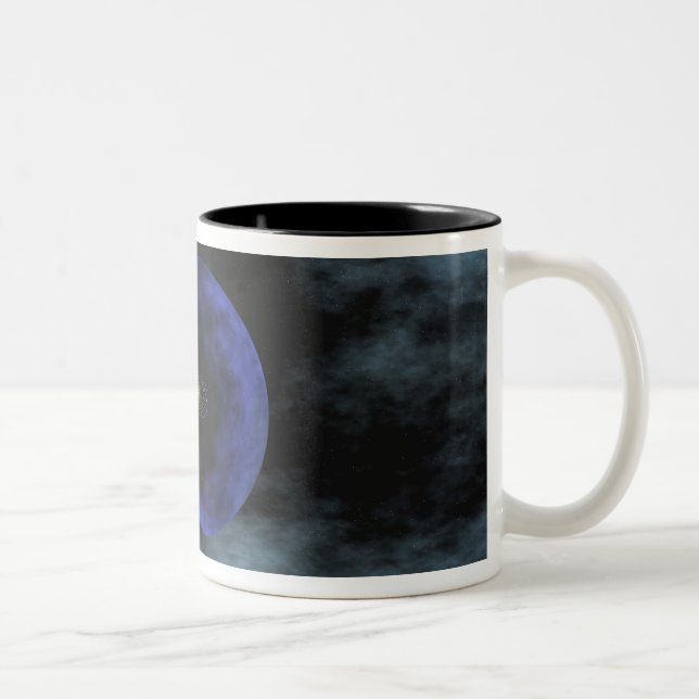 Tasse 2 Couleurs Voyager 2 vaisseau spatial (Droit)