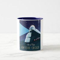 "Voyagez par le rail" New York - Chicago