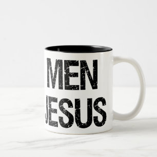 Tasse 2 Couleurs Vrai amour Jésus d'hommes