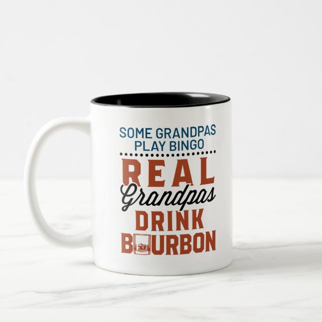 Tasse 2 Couleurs Vraiment grand-pas Boire Bourbon Funny Whiskey Dri (Gauche)