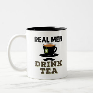 Tasse 2 Couleurs Vraiment les hommes boivent du thé Cool thé buveur