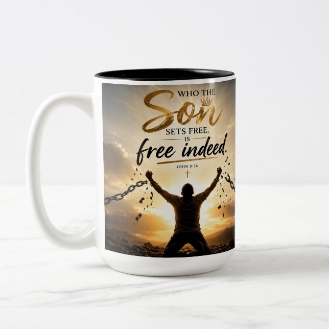 Tasse 2 Couleurs Vraiment libre (Gauche)