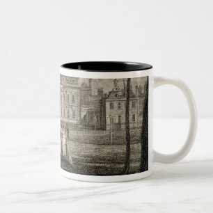Tasse 2 Couleurs Vue de Chambre de Buckingham, gravée par W.