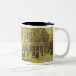 Tasse 2 Couleurs Vue de hôtel de ville dans le carré du marché d