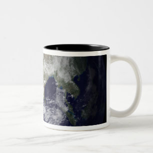 Tasse 2 Couleurs Vue de la Terre depuis l'espace