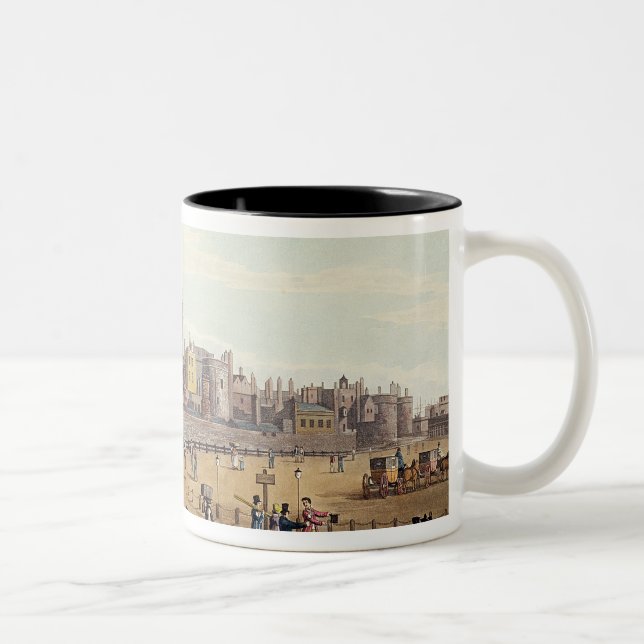 Tasse 2 Couleurs Vue de la tour de Londres (Droit)