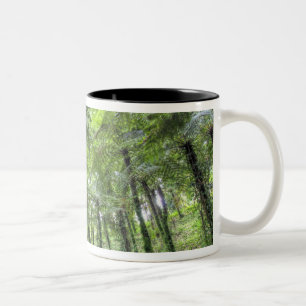 Tasse 2 Couleurs Vue de la végétation dans les jardins botaniques d