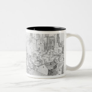 Tasse 2 Couleurs Vue de la ville d'Avignon et de ses environs