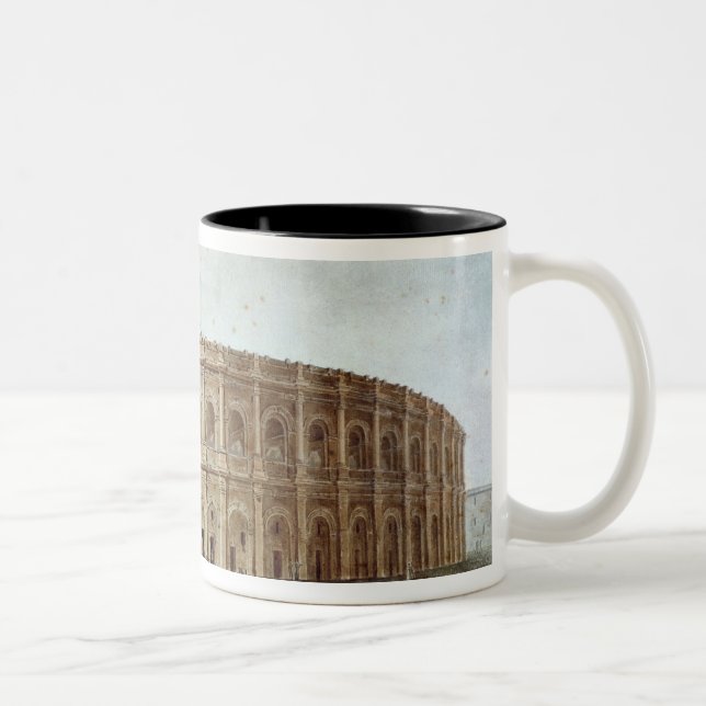 Tasse 2 Couleurs Vue de l'amphithéâtre romain (Droit)