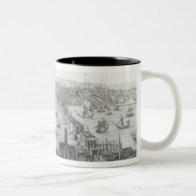 Tasse 2 Couleurs Vue de Londres (Droit)