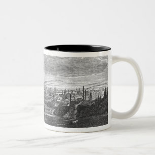 Tasse 2 Couleurs Vue de Manchester, gravée par T.Gustyne