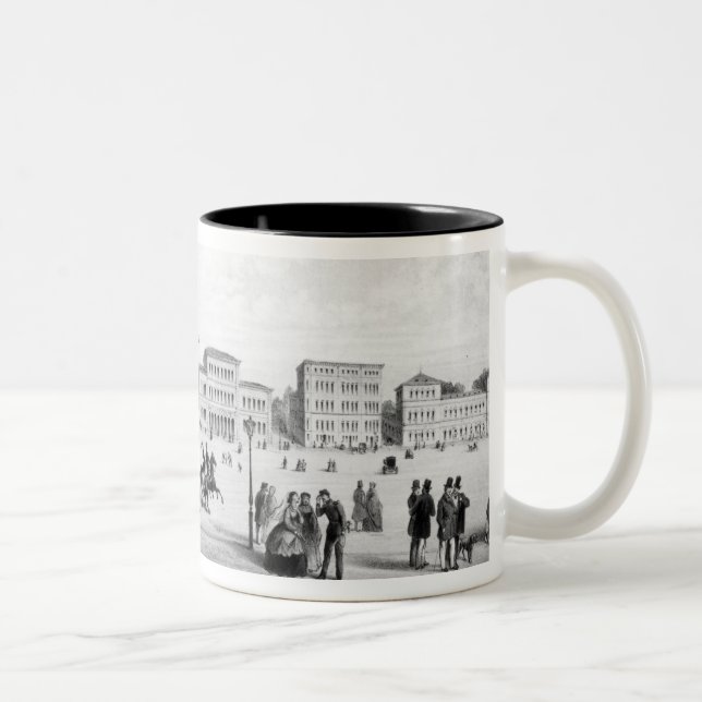 Tasse 2 Couleurs Vue de Munich, 1869 (Droit)