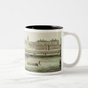 Tasse 2 Couleurs Vue de perspective d'hôpital de Greenwich sur le