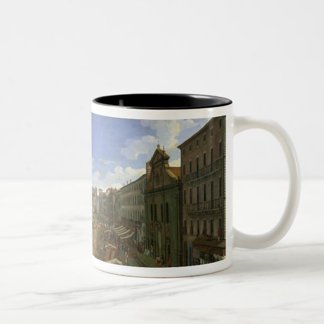 Tasse 2 Couleurs Vue de Piazza Navona, Rome (Droit)