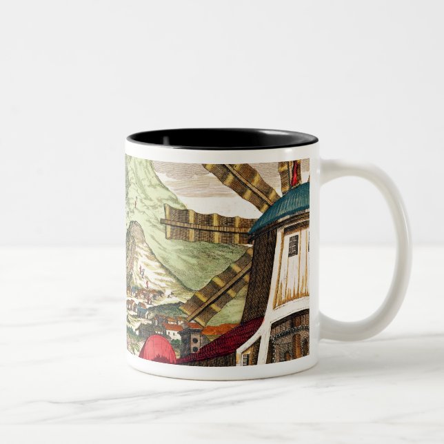 Tasse 2 Couleurs Vue de Potosi en Bolivie (Droit)