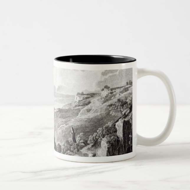 Tasse 2 Couleurs Vue de Tarquinia et de Corneto (Droit)