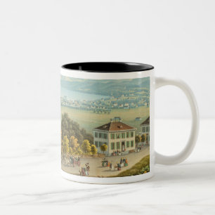 Tasse 2 Couleurs Vue de Zurich, c.1840 (la semaine)