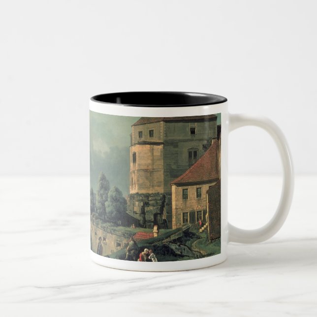 Tasse 2 Couleurs Vue du château, 1753-55 (Droit)