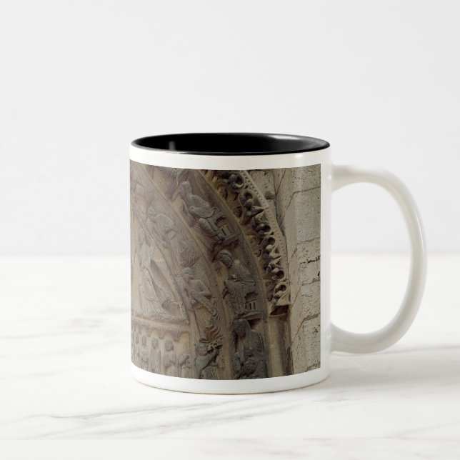 Tasse 2 Couleurs Vue du tympan dépeignant Madonna (Droit)