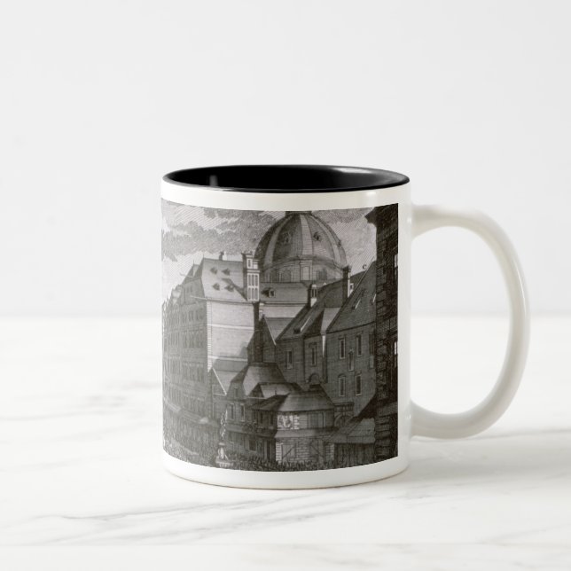 Tasse 2 Couleurs Vue d'un cortège dans le Graben (Droit)