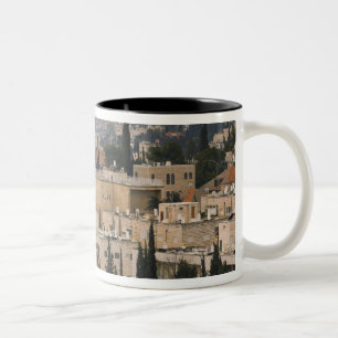 Tasse 2 Couleurs Vue élevée sur la ville depuis la tour YMCA de J