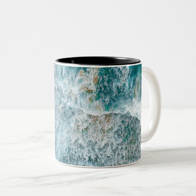 Tasse 2 Couleurs Vue mer et ciel (Devant droit)