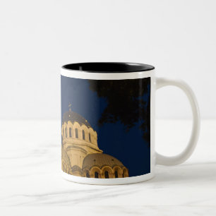 Tasse 2 Couleurs Vue nocturne de la cathédrale Alexandre-Nevski