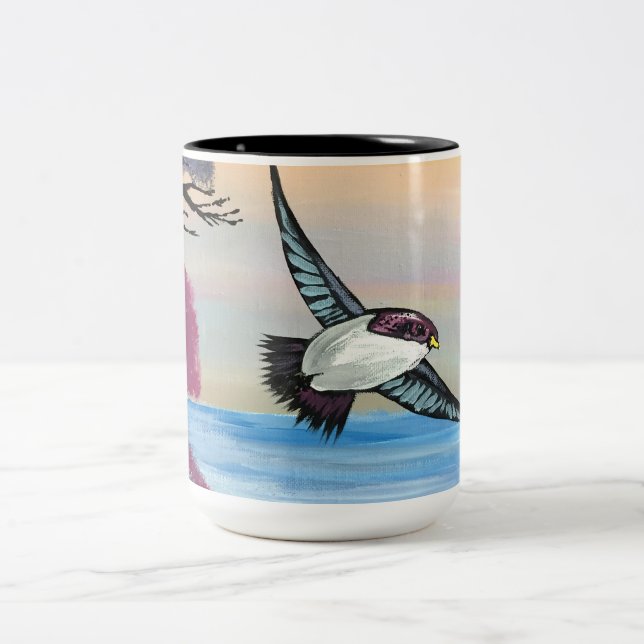 Tasse 2 Couleurs Vue Oiseaux (Centre)