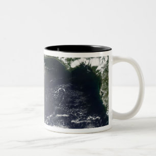 Tasse 2 Couleurs Vue satellite des fuites d'huile
