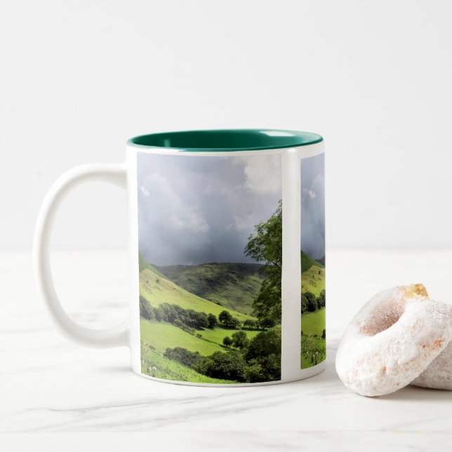TASSE 2 COULEURS VUES DES ALLES (Avec donut)