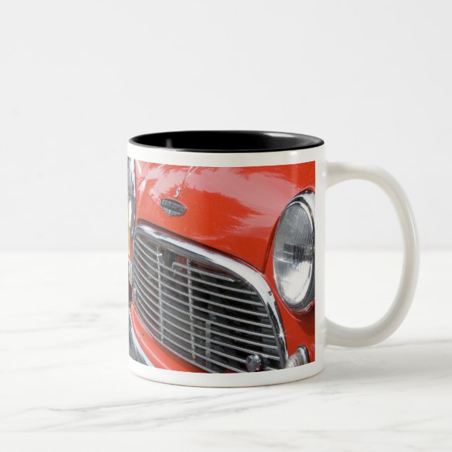 Tasse 2 Couleurs WA, Seattle, automobile britannique classique. (Droit)